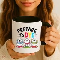 Prepare To Dye Funny Easter Eggs Coffee Mug thumb 3