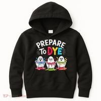 Prepare To Dye Funny Easter Eggs Kids Hoodie thumb 0