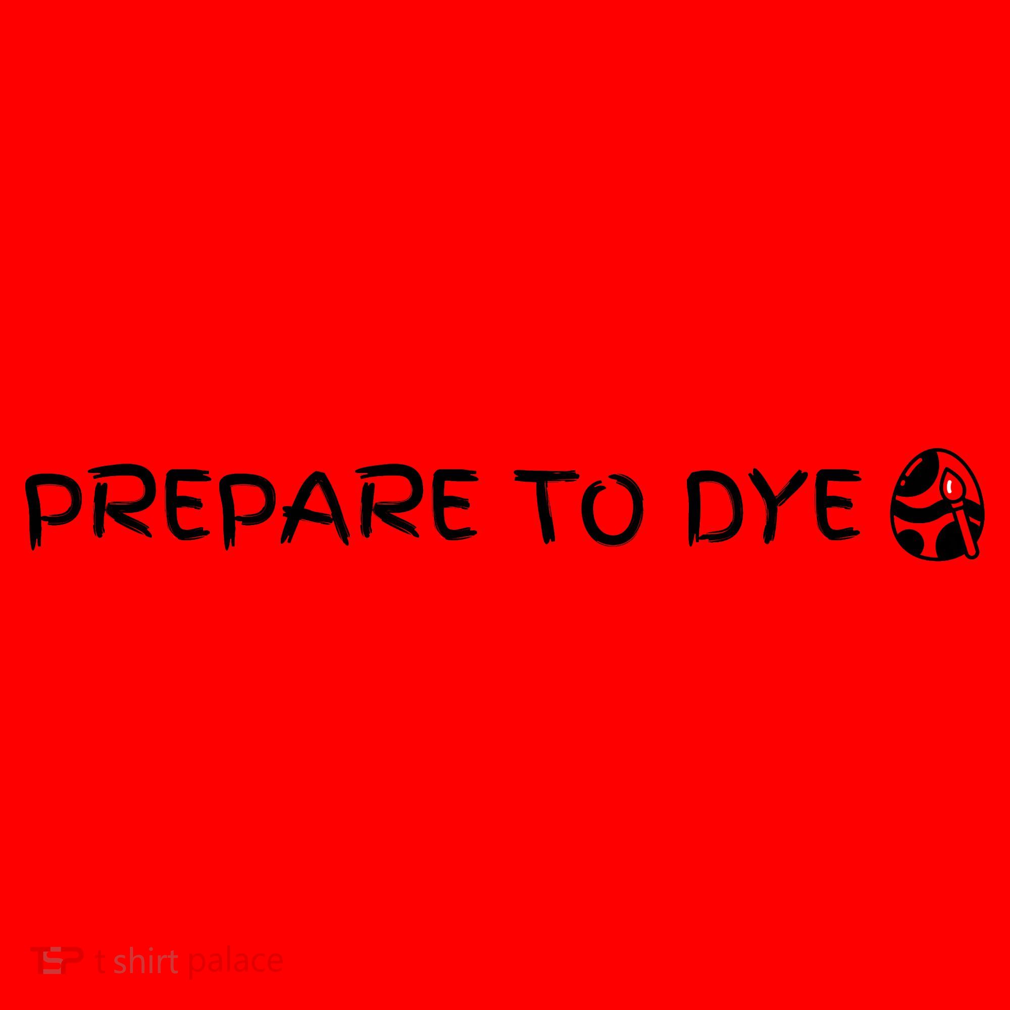 Prepare To Dye Funny Easter Santa Hat