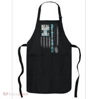Not All Wounds Are Visible Ptsd Veteran Flag Apron thumb 0