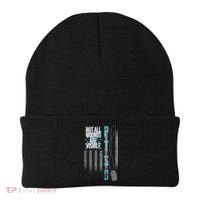 Not All Wounds Are Visible Ptsd Veteran Flag Beanie thumb 0