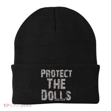 Protect The Dolls Crop Funny Women Beanie