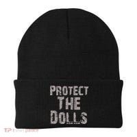 Protect The Dolls Crop Funny Women Beanie thumb 0