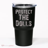 Protect The Dolls Crop Funny Women Tumbler thumb 0