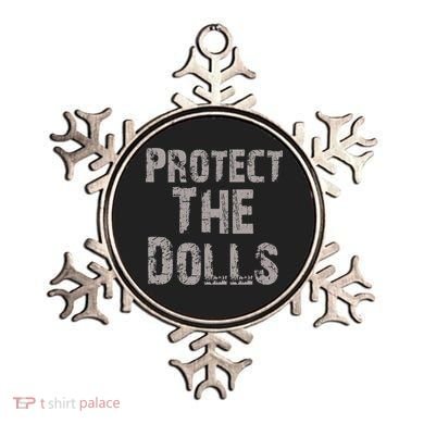 Protect The Dolls Crop Funny Women Ornament