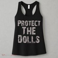 Protect The Dolls Crop Funny Women Women's Tank Top thumb 3