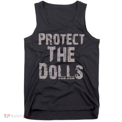 Protect The Dolls Crop Funny Women Tank Top