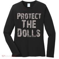 Protect The Dolls Crop Funny Women Women's Long Sleeve Shirt thumb 0