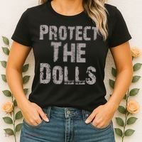 Protect The Dolls Crop Funny Women Women's T-Shirt thumb 2