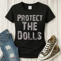 Protect The Dolls Crop Funny Women Women's T-Shirt thumb 3