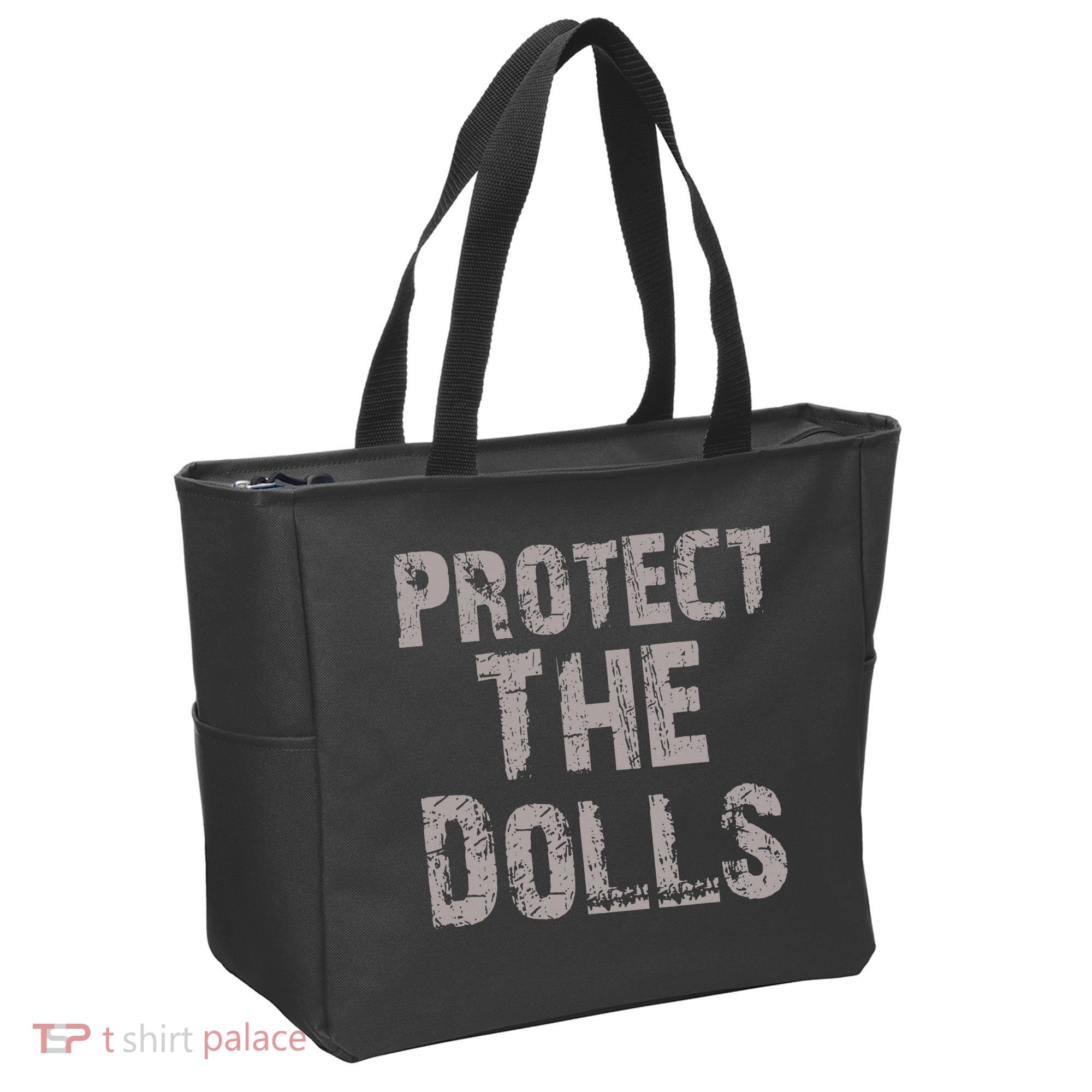 Protect The Dolls Crop Funny Women Tote Bag