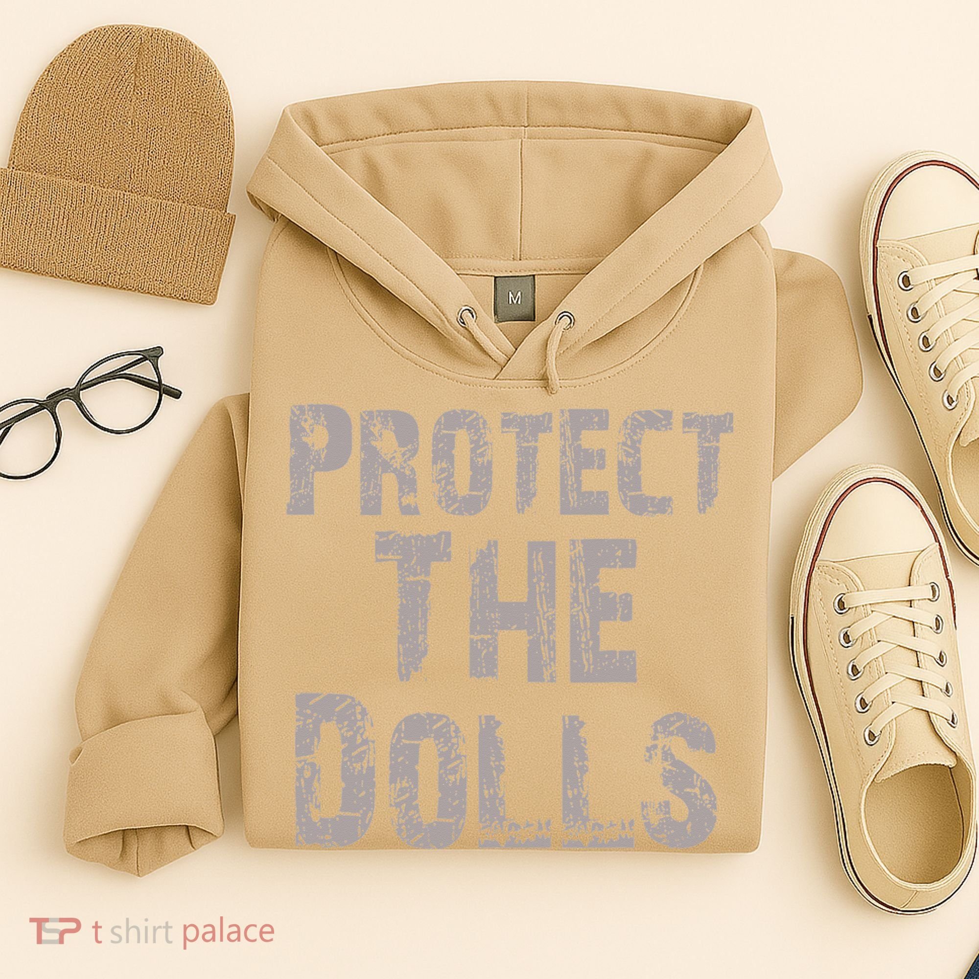 Protect The Dolls Crop Funny Women Hoodie