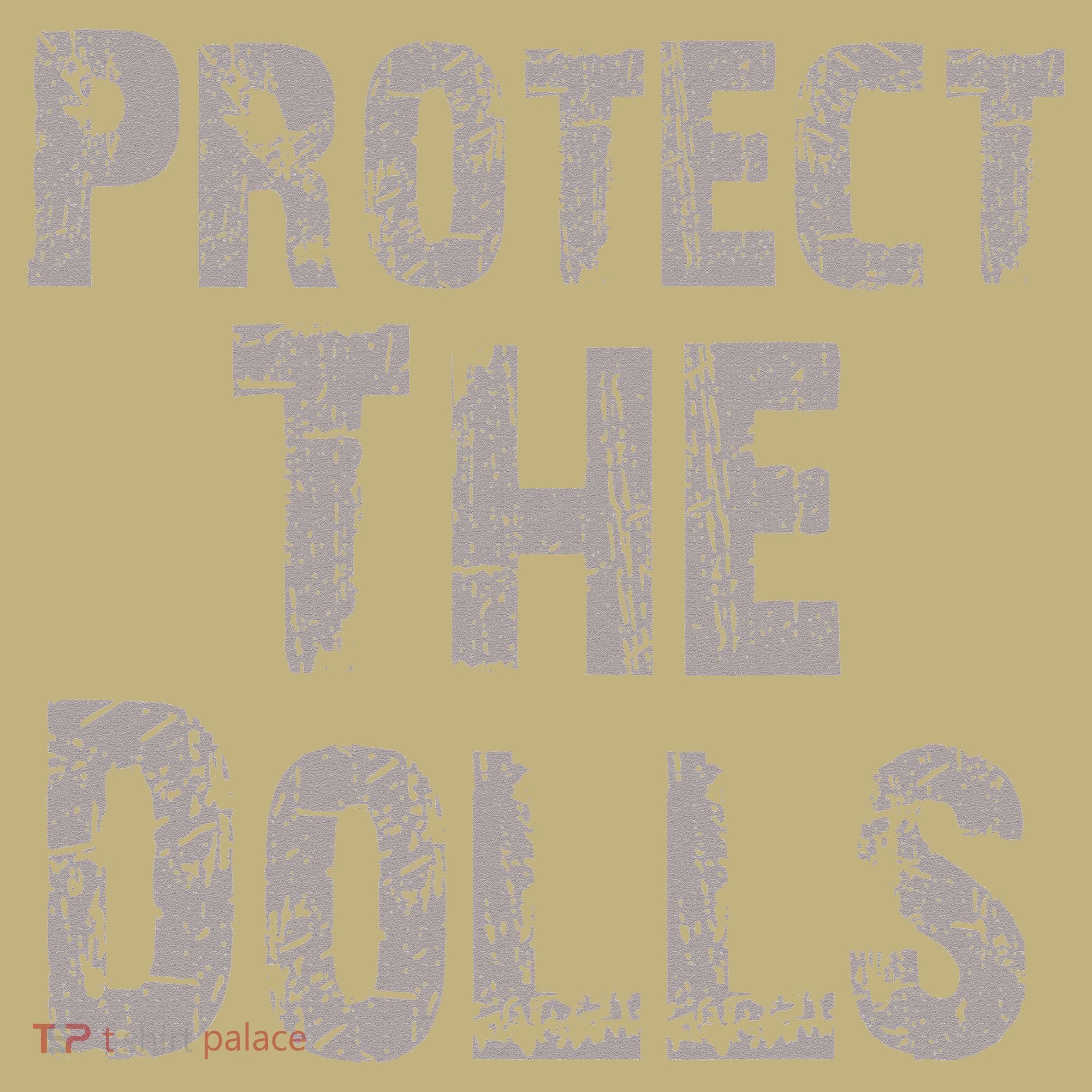 Protect The Dolls Crop Funny Women Mousepad