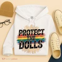 Protect The Dolls Funny Quote  Women Pride Month  Hoodie thumb 4