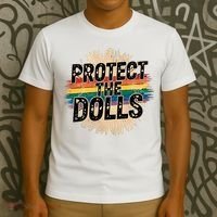 Protect The Dolls Funny Quote  Women Pride Month  T-Shirt thumb 3