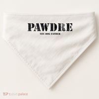 PAWDRE, The Dog Father, Dog Dad Father's Day  USA-Made Doggie Bandana thumb 0