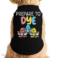 Prepare To Dye Eggs Funny Easter Hunting Pun Women Doggie Tank thumb 0