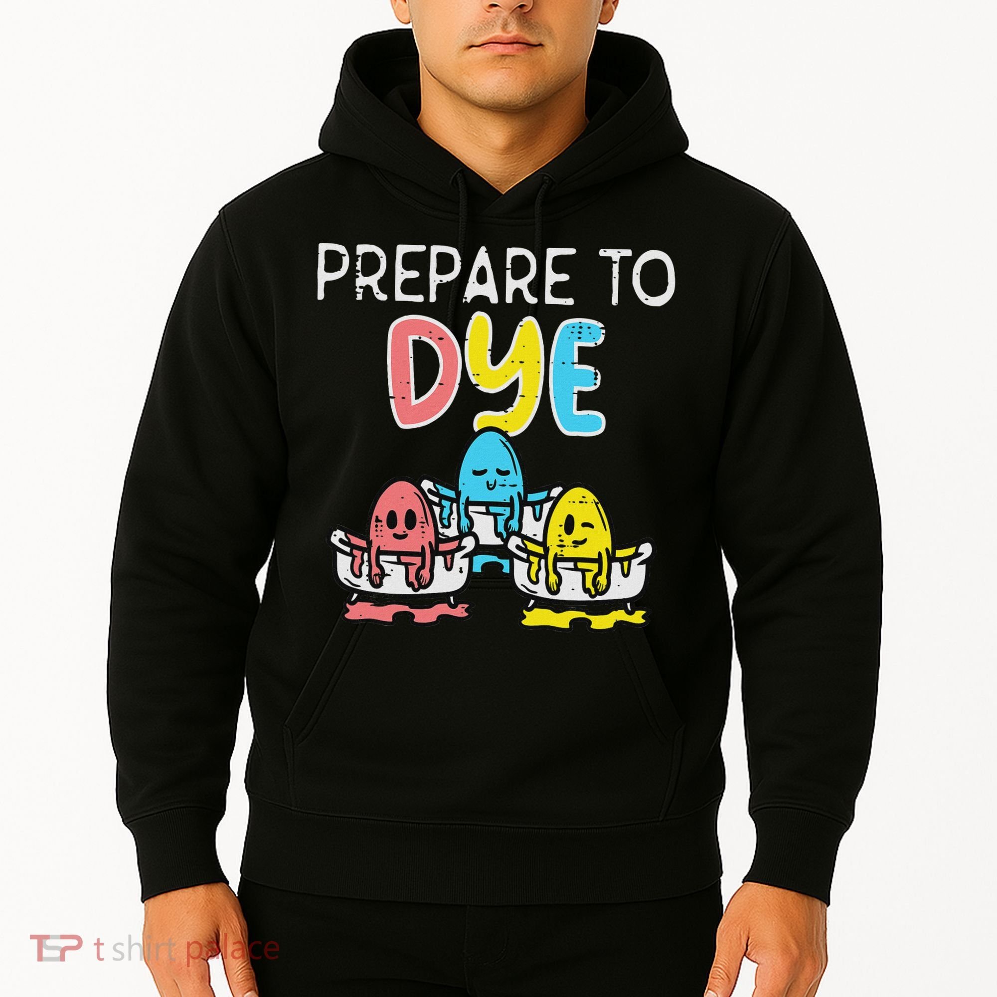 Prepare To Dye Eggs Funny Easter Hunting Pun Women Hoodie