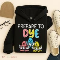 Prepare To Dye Eggs Funny Easter Hunting Pun Women Hoodie thumb 4
