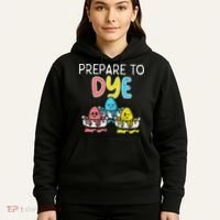 Prepare To Dye Eggs Funny Easter Hunting Pun Women Hoodie thumb 5