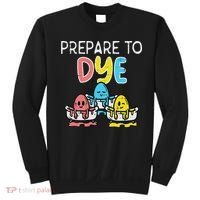 Prepare To Dye Eggs Funny Easter Hunting Pun Women Sweatshirt thumb 0