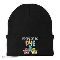 Prepare To Dye Eggs Funny Easter Hunting Pun Women Beanie thumb 0