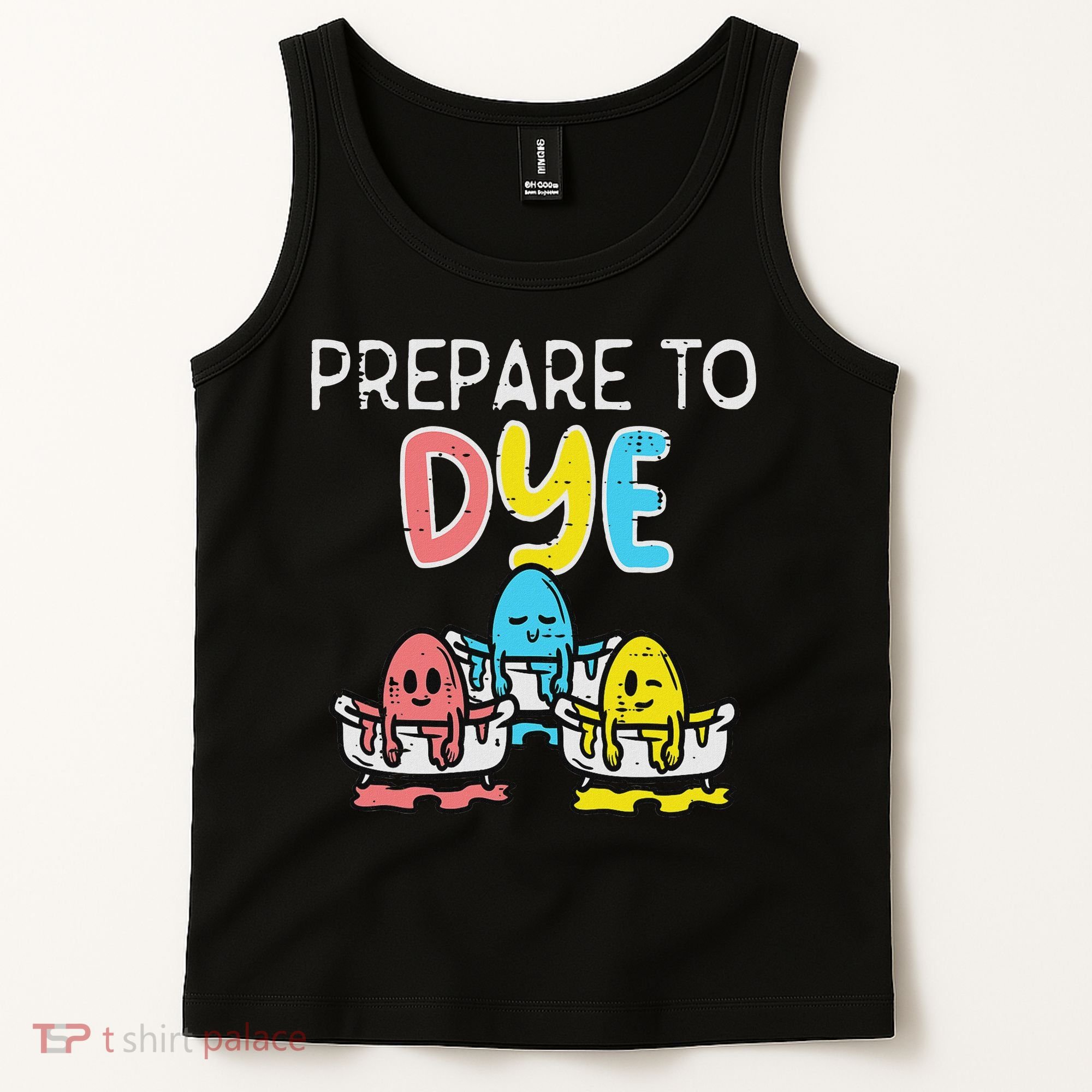 Prepare To Dye Eggs Funny Easter Hunting Pun Women Tank Top