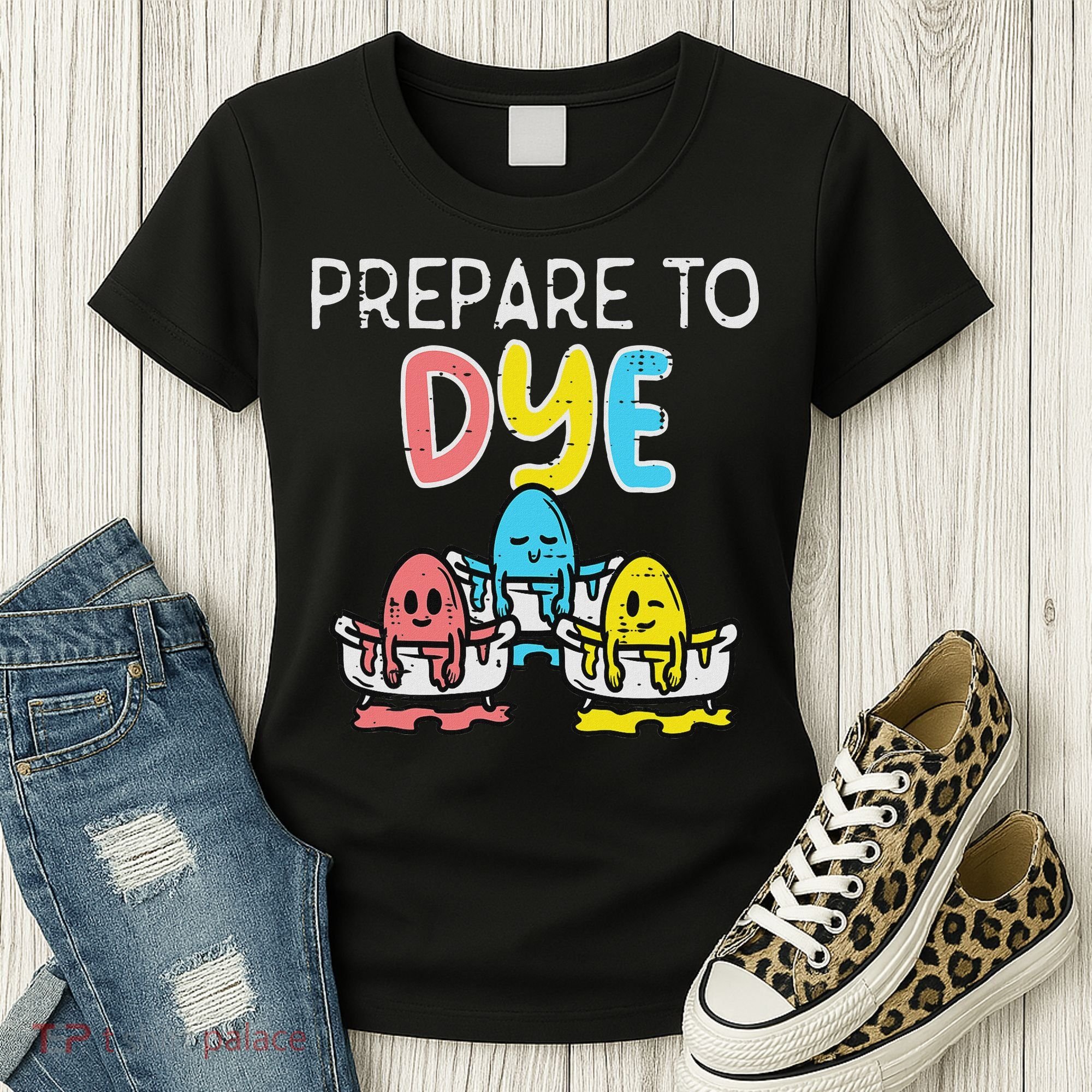 Prepare To Dye Eggs Funny Easter Hunting Pun Women Women's T-Shirt