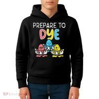 Prepare To Dye Eggs Funny Easter Hunting Pun Women Kids Hoodie thumb 4