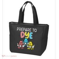 Prepare To Dye Eggs Funny Easter Hunting Pun Women Tote Bag thumb 3