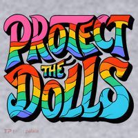 Protect The Dolls Retro Protect The Dolls LGBTQ Pride  Women's Sweatshirt thumb 2
