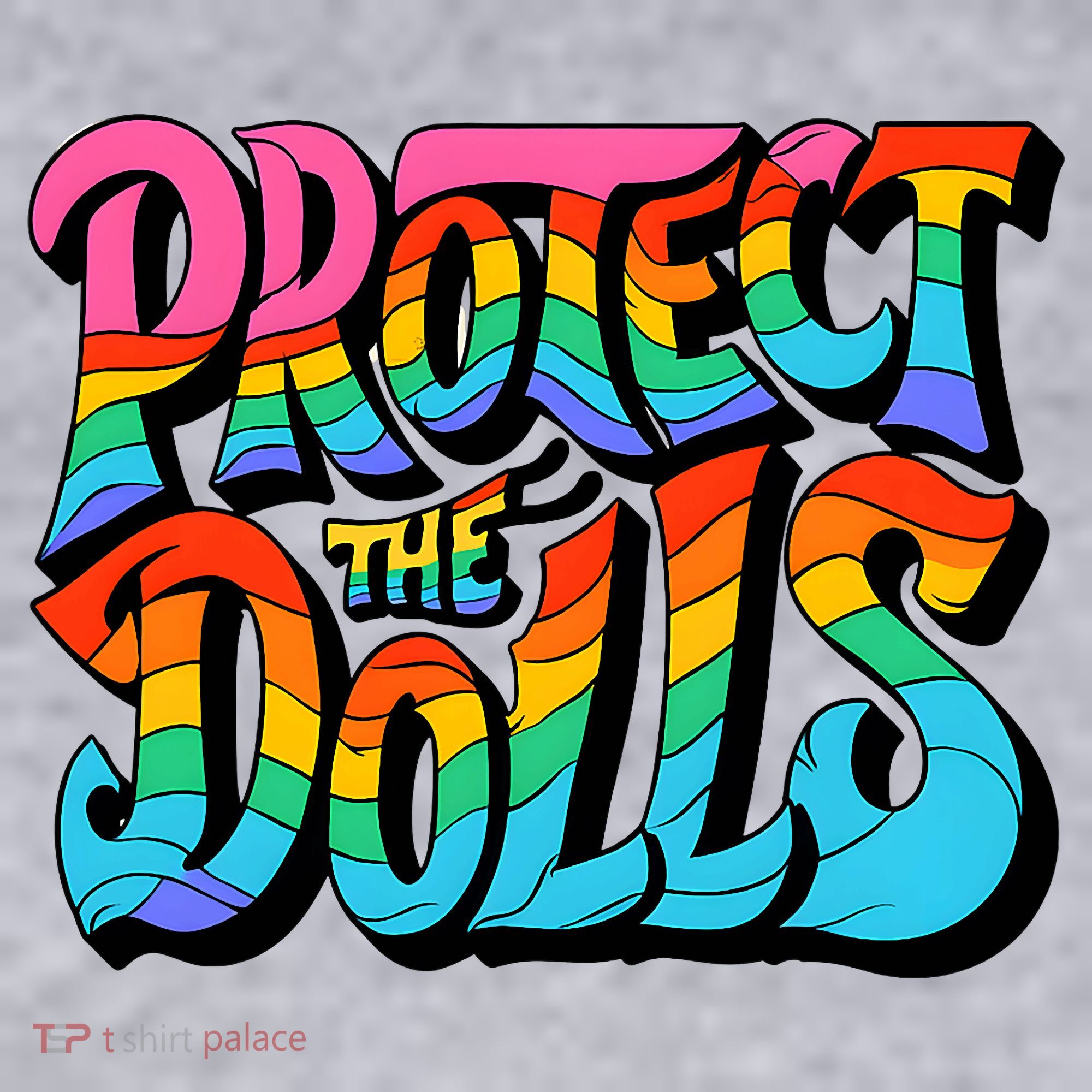 Protect The Dolls Retro Protect The Dolls LGBTQ Pride  Women's Sweatshirt
