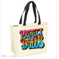 Protect The Dolls Retro Protect The Dolls LGBTQ Pride  Tote Bag thumb 2