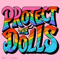 Protect The Dolls Retro Protect The Dolls LGBTQ Pride  Coaster thumb 2