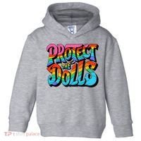 Protect The Dolls Retro Protect The Dolls LGBTQ Pride  Toddler Hoodie thumb 0