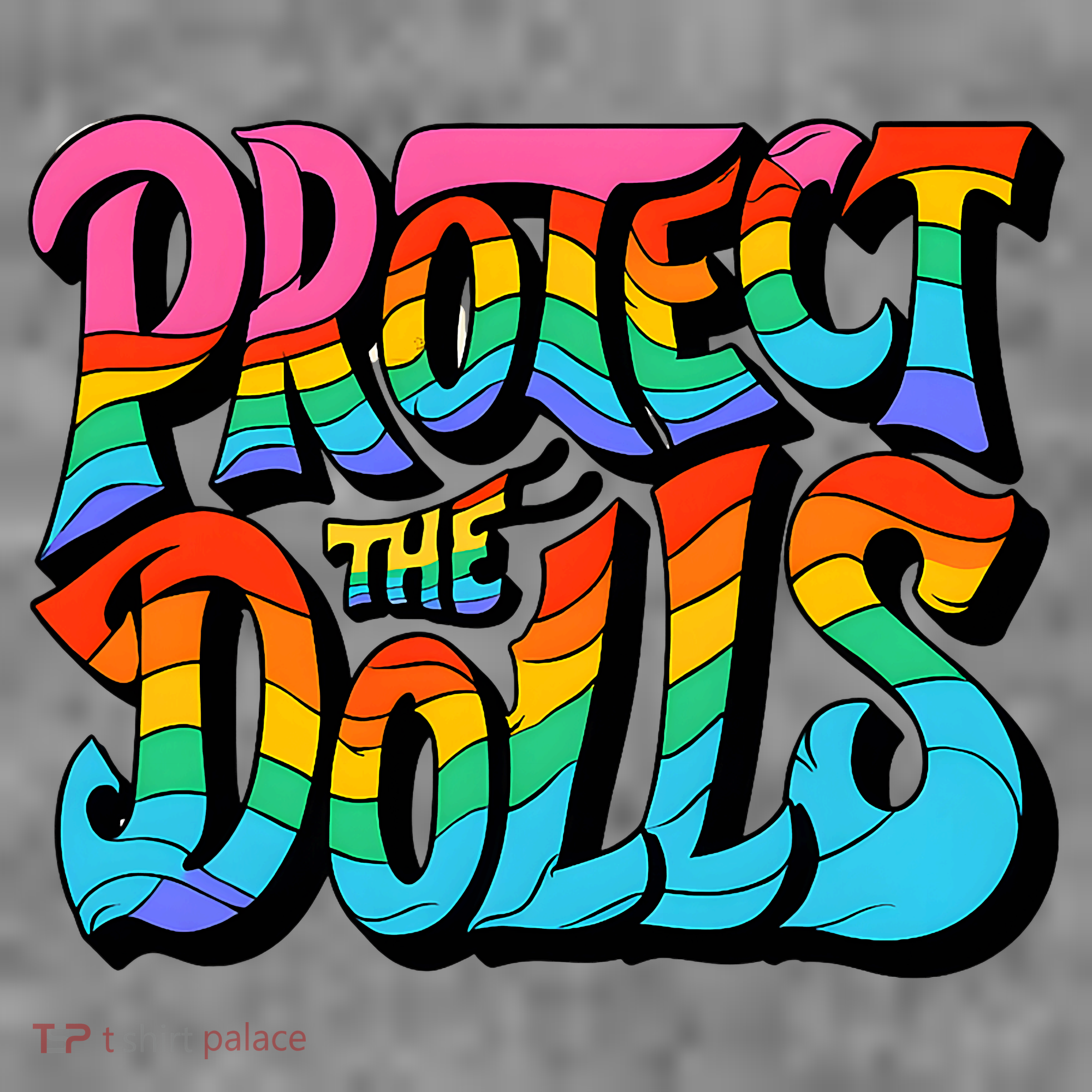 Protect The Dolls Retro Protect The Dolls LGBTQ Pride  Toddler Hoodie