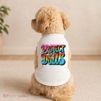 Protect The Dolls Retro Protect The Dolls LGBTQ Pride  Doggie Tank thumb 2