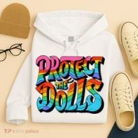 Protect The Dolls Retro Protect The Dolls LGBTQ Pride  Hoodie thumb 4