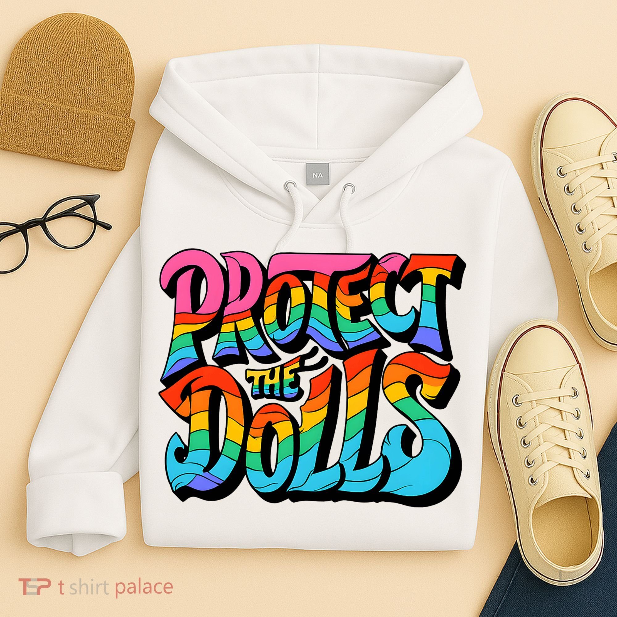 Protect The Dolls Retro Protect The Dolls LGBTQ Pride  Hoodie