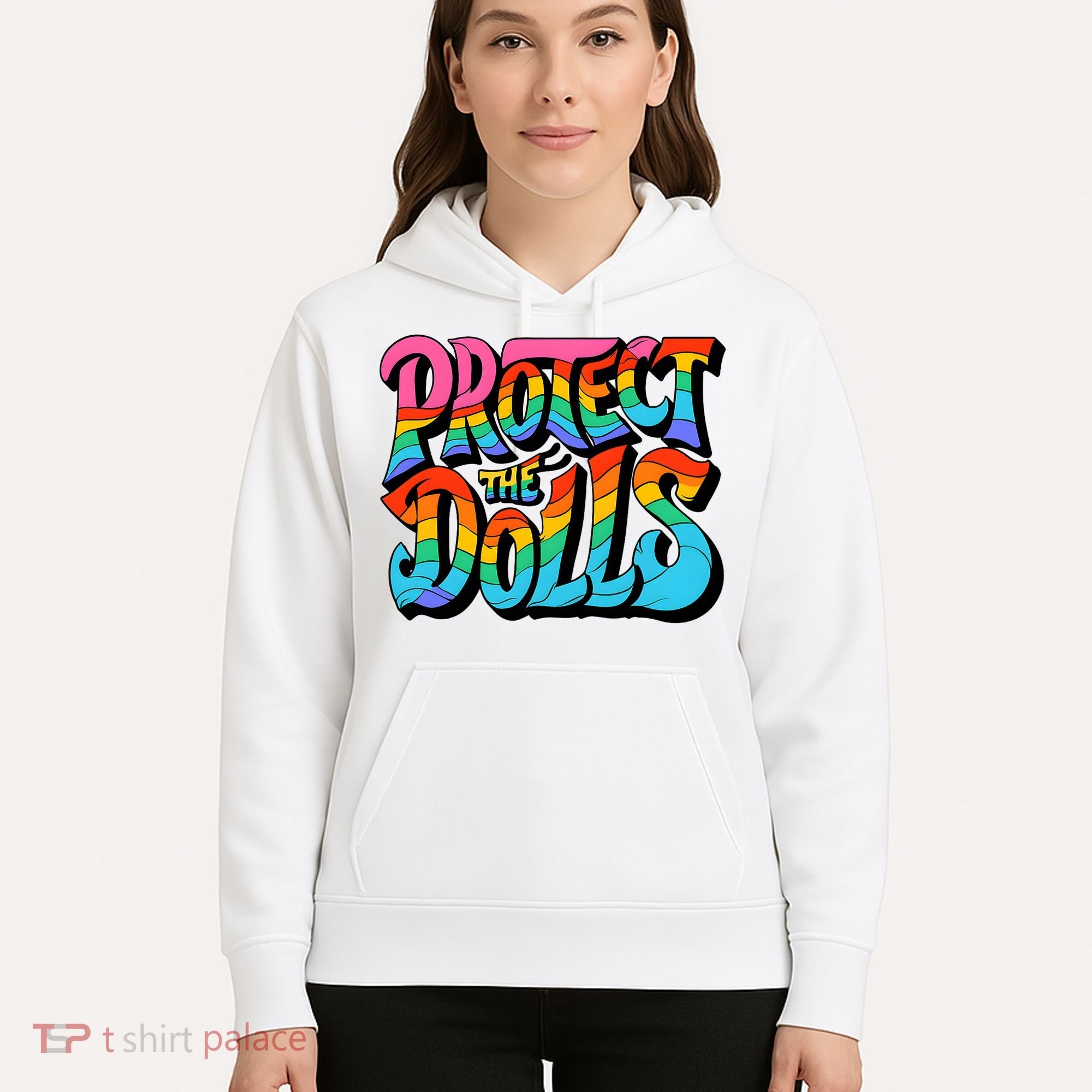 Protect The Dolls Retro Protect The Dolls LGBTQ Pride  Hoodie