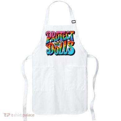 Protect The Dolls Retro Protect The Dolls LGBTQ Pride  Apron