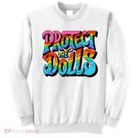 Protect The Dolls Retro Protect The Dolls LGBTQ Pride  Sweatshirt thumb 0