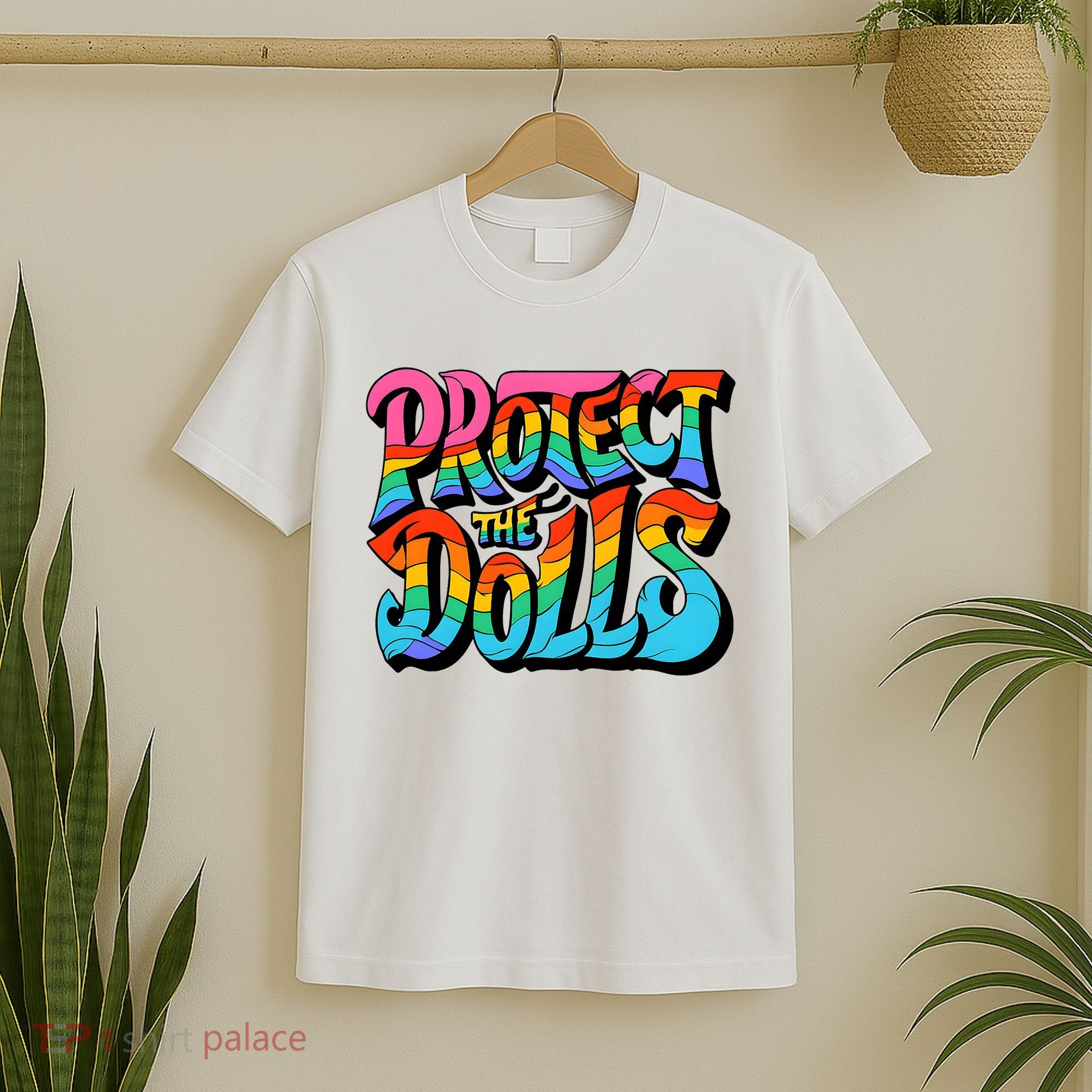 Protect The Dolls Retro Protect The Dolls LGBTQ Pride  T-Shirt