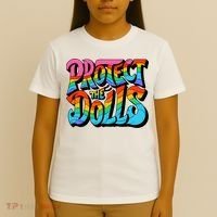 Protect The Dolls Retro Protect The Dolls LGBTQ Pride  T-Shirt thumb 4