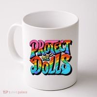 Protect The Dolls Retro Protect The Dolls LGBTQ Pride  Coffee Mug thumb 0