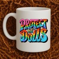 Protect The Dolls Retro Protect The Dolls LGBTQ Pride  Coffee Mug thumb 2