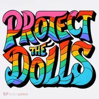 Protect The Dolls Retro Protect The Dolls LGBTQ Pride  Women's Hoodie thumb 2