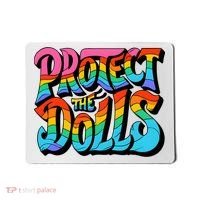 Protect The Dolls Retro Protect The Dolls LGBTQ Pride  Mousepad thumb 0