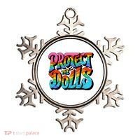 Protect The Dolls Retro Protect The Dolls LGBTQ Pride  Ornament thumb 0