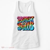 Protect The Dolls Retro Protect The Dolls LGBTQ Pride  Women's Tank Top thumb 0